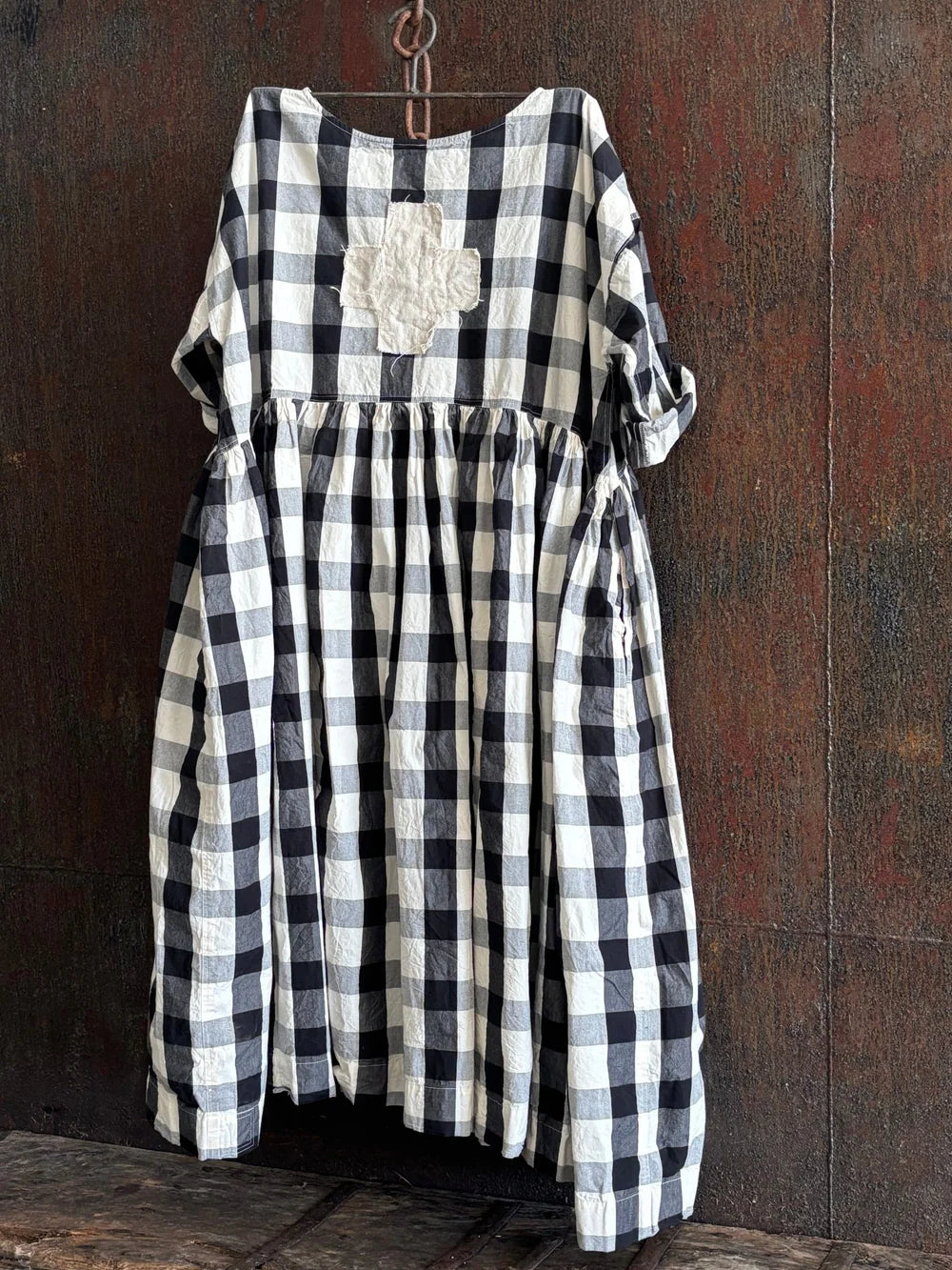 Billy Dress / Swiss Cross - Monochrome Check