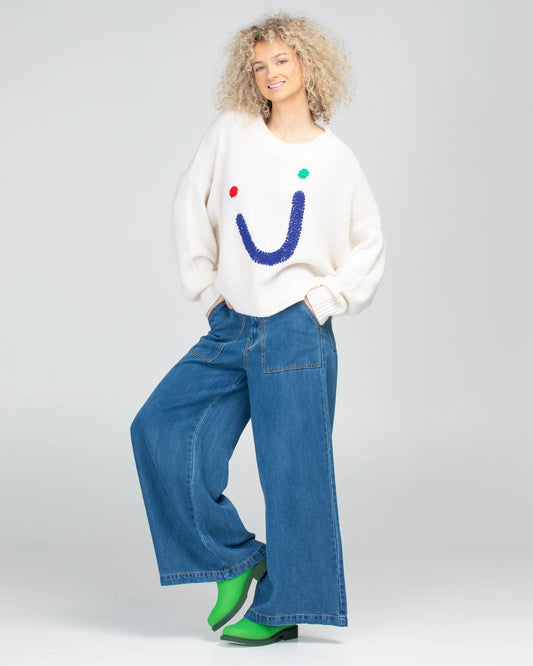 Smile Jumper - Primary Colour