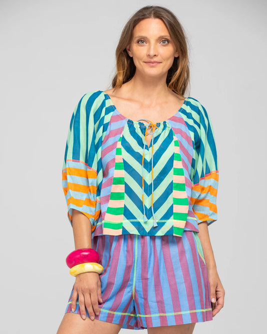 Lucia Top - Capri Spliced