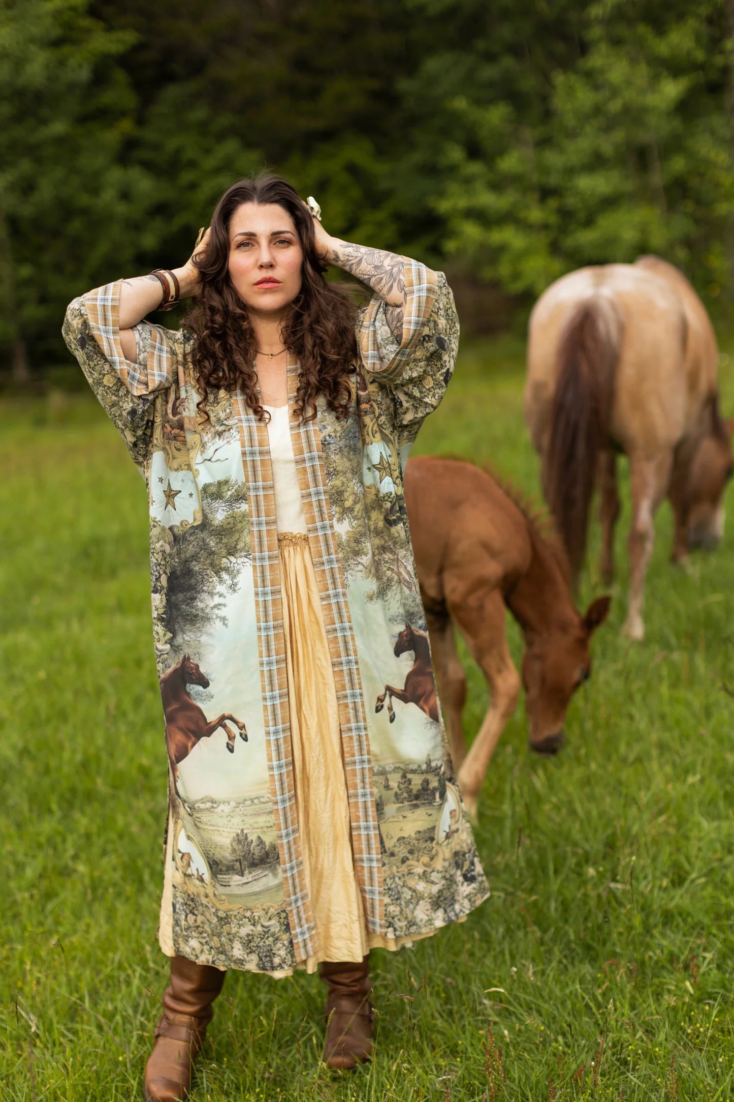 Born To Run Bohéme Long Opera Duster  / Kimono Robe
