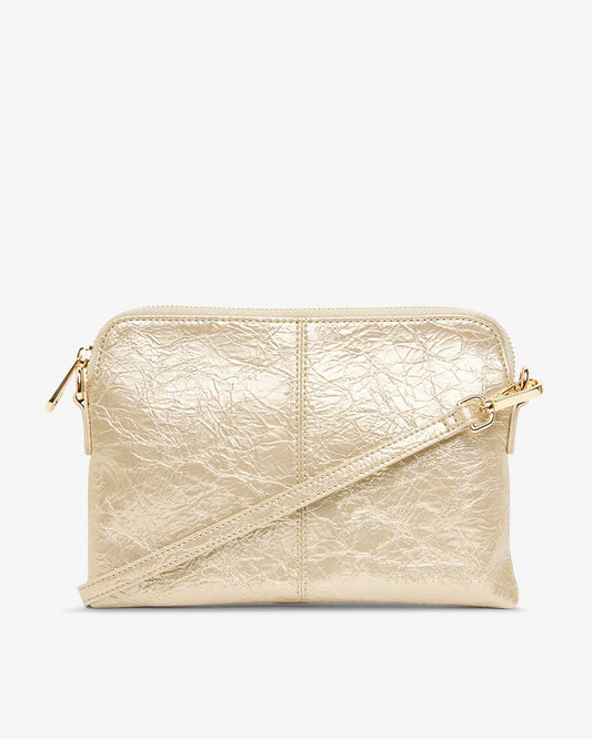 Bowery Wallet- Light Gold Crinkle