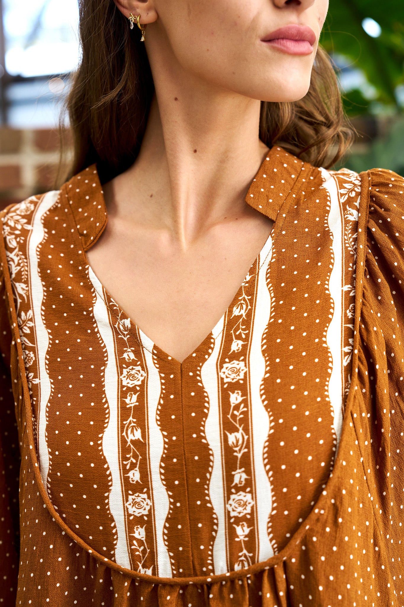 Landry Dress- Brown