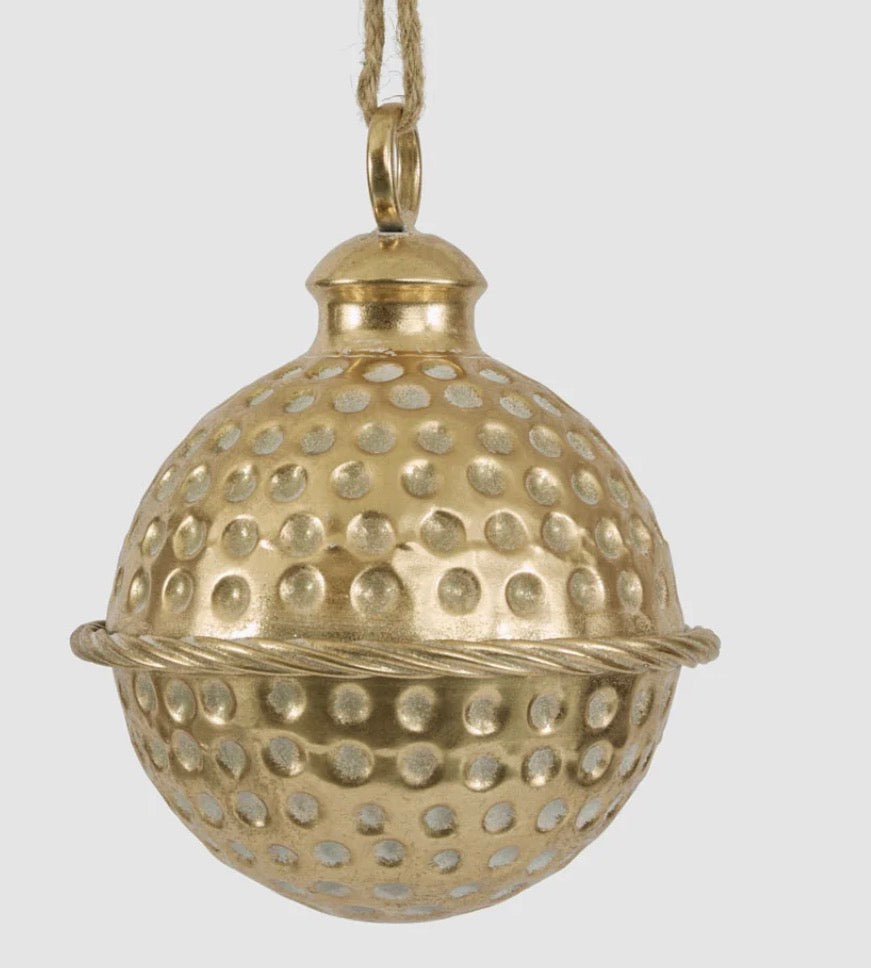 Dimpled Gold Bell 20cm