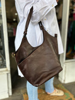 Celeste Dark Brown Leather Bag