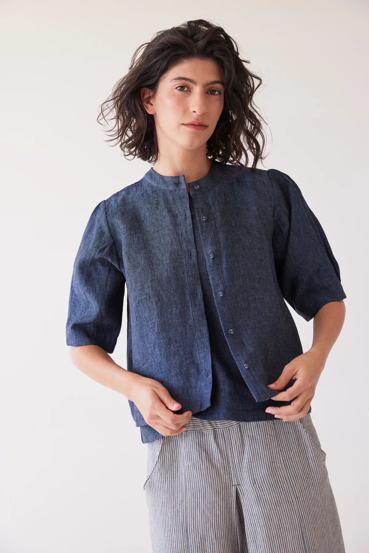 Eva’s Sunday Loretta Reversible Top - Navy