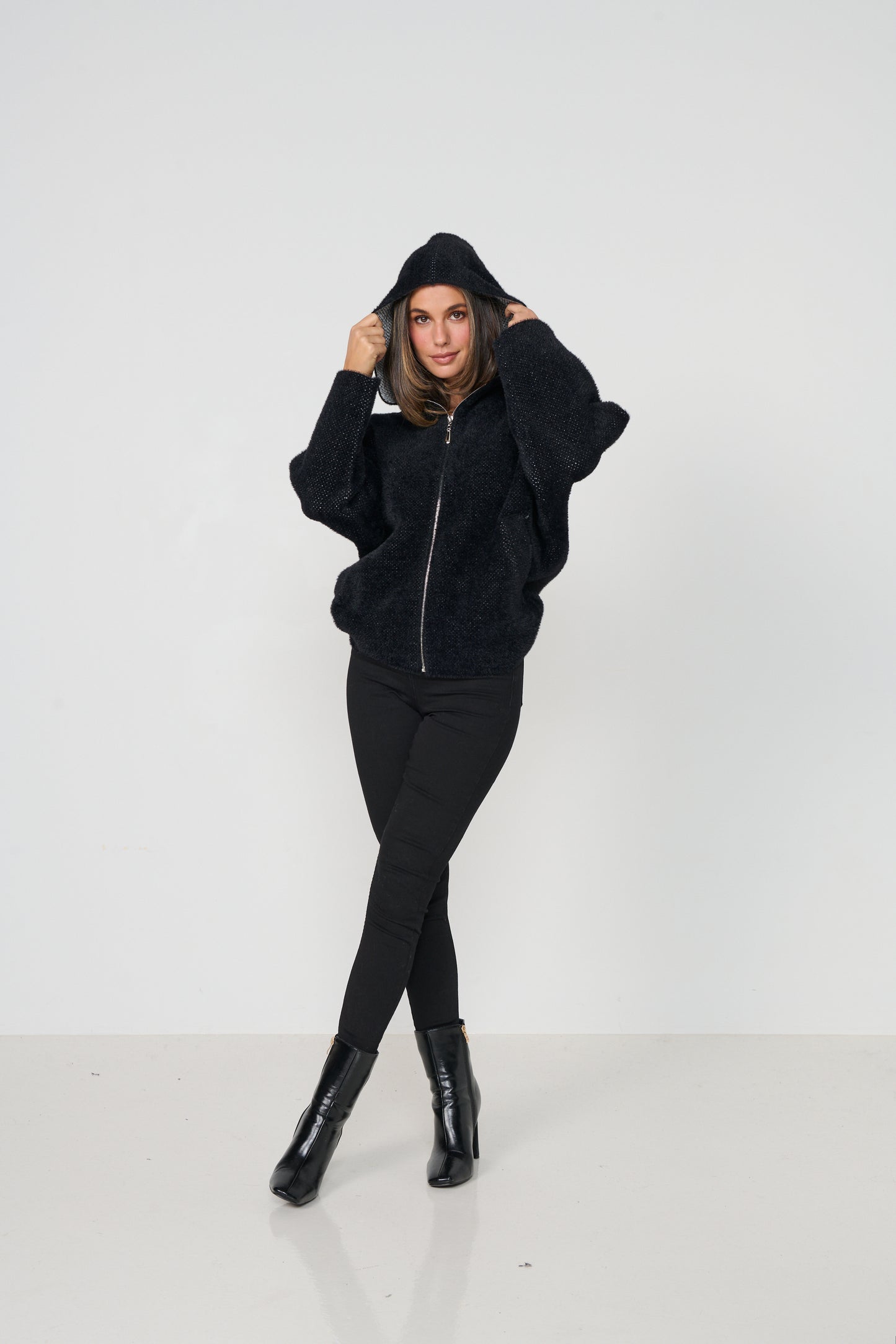 Batwing Hoodie- Black