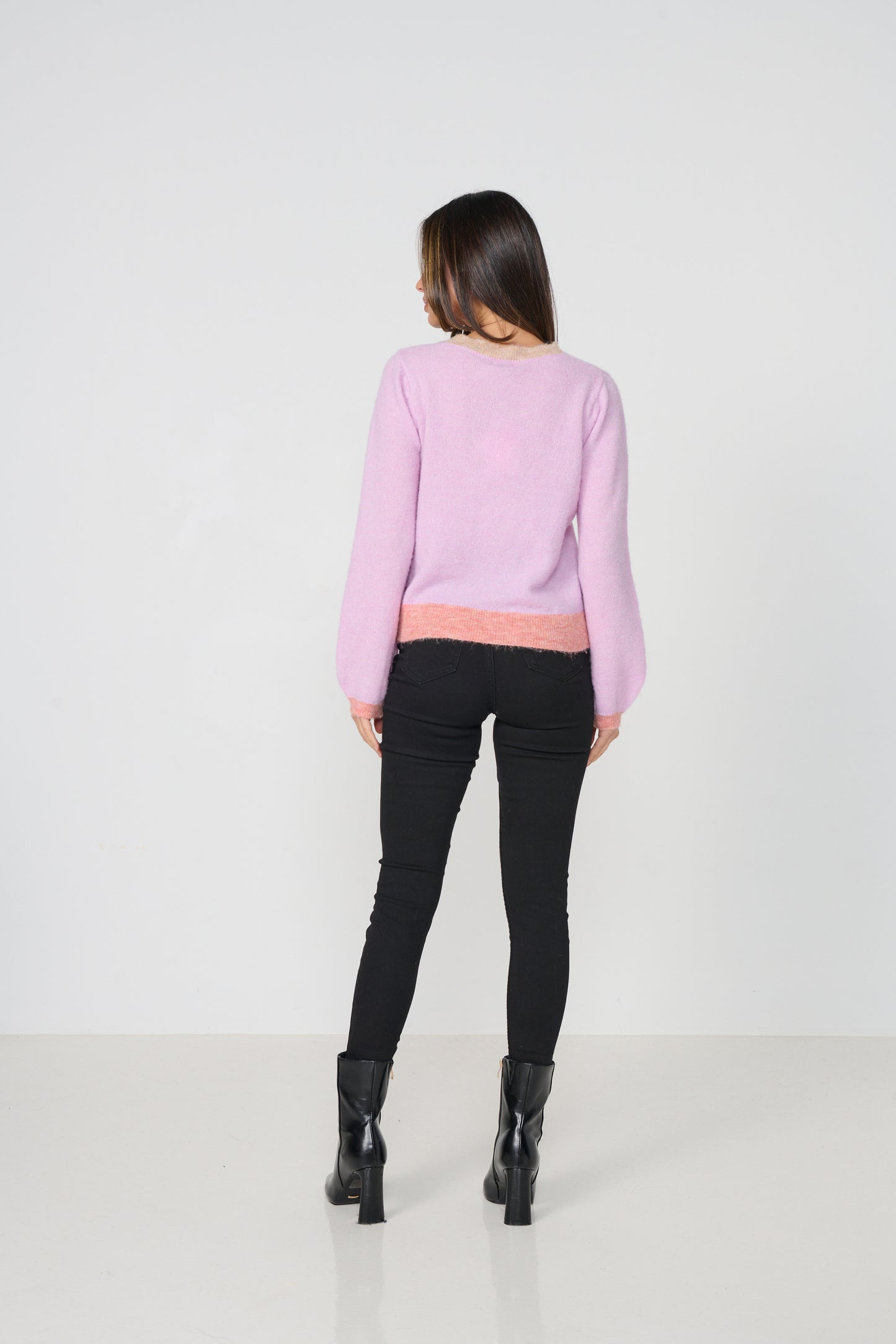 Trim Jumper- Lavander