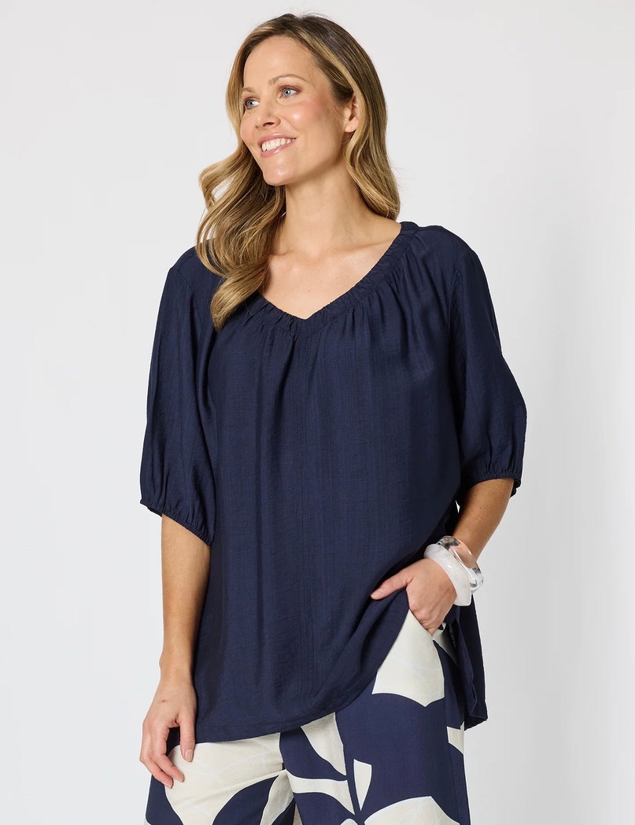 Marina Bay Top - Navy