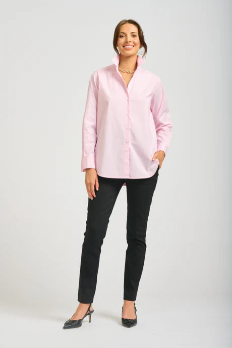 Classic Cotton Shirt - Pale Pink