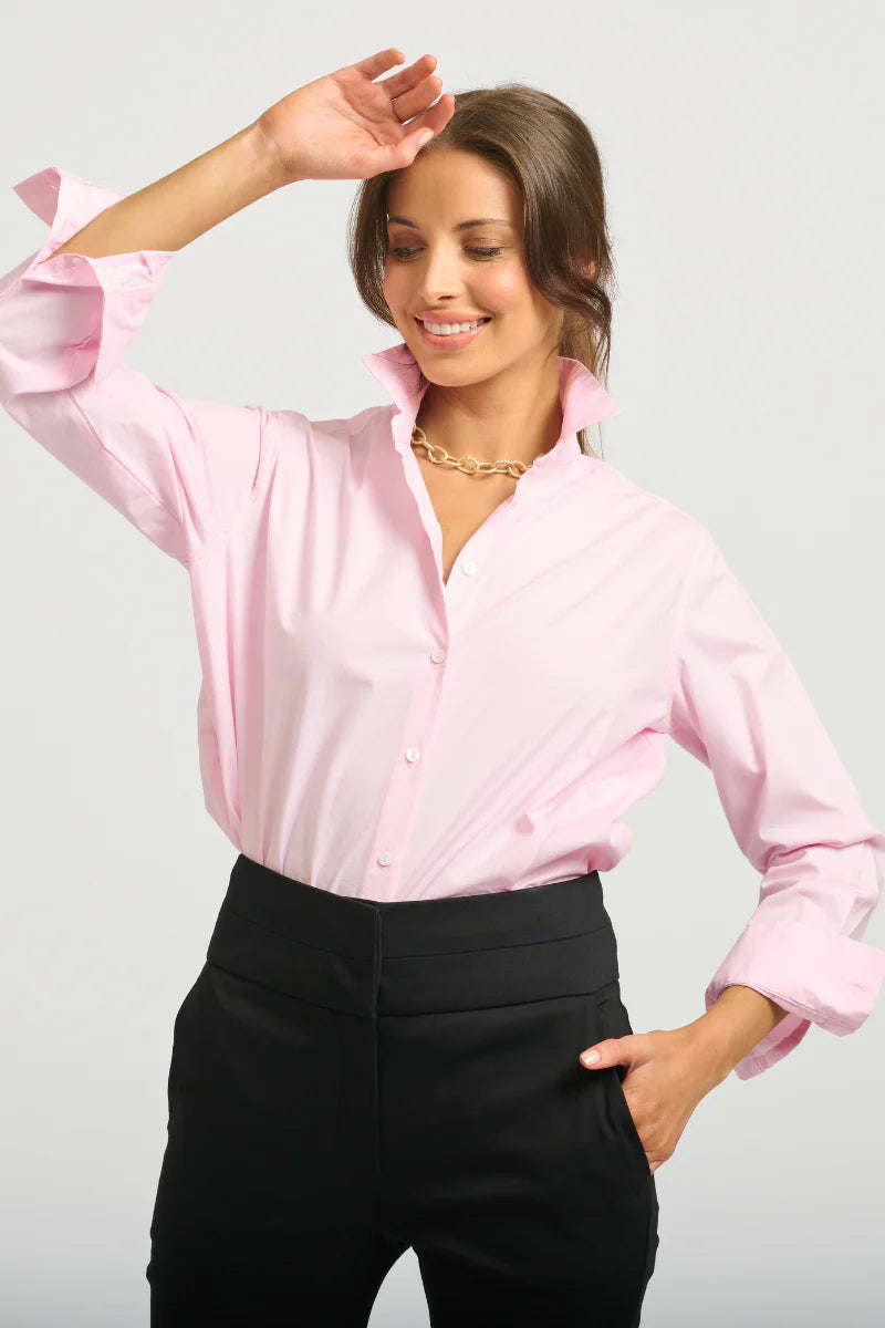 Classic Cotton Shirt - Pale Pink