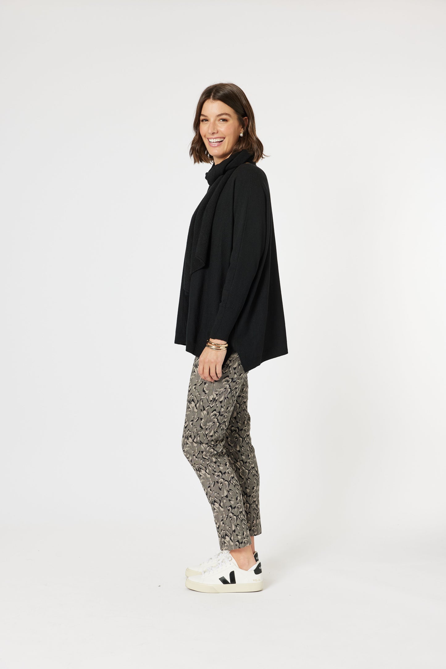 Remy Scarf Knit - Black