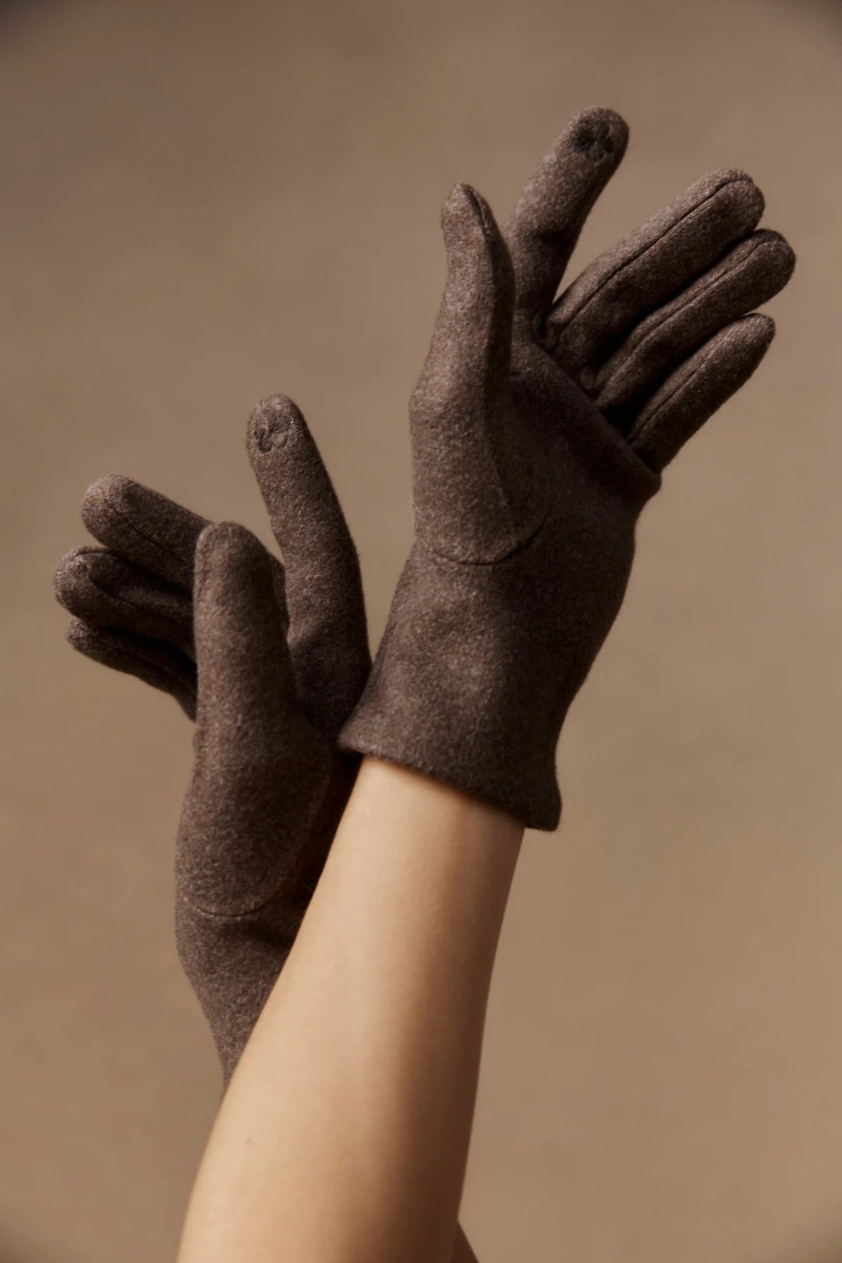 Berber Rib Glove- Cocoa