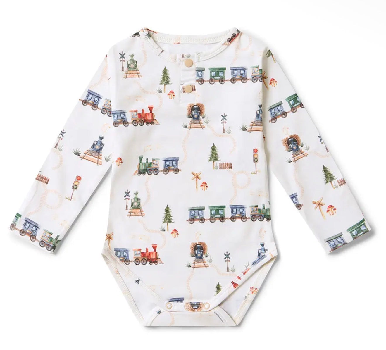 Trains Longsleeve Body Suit