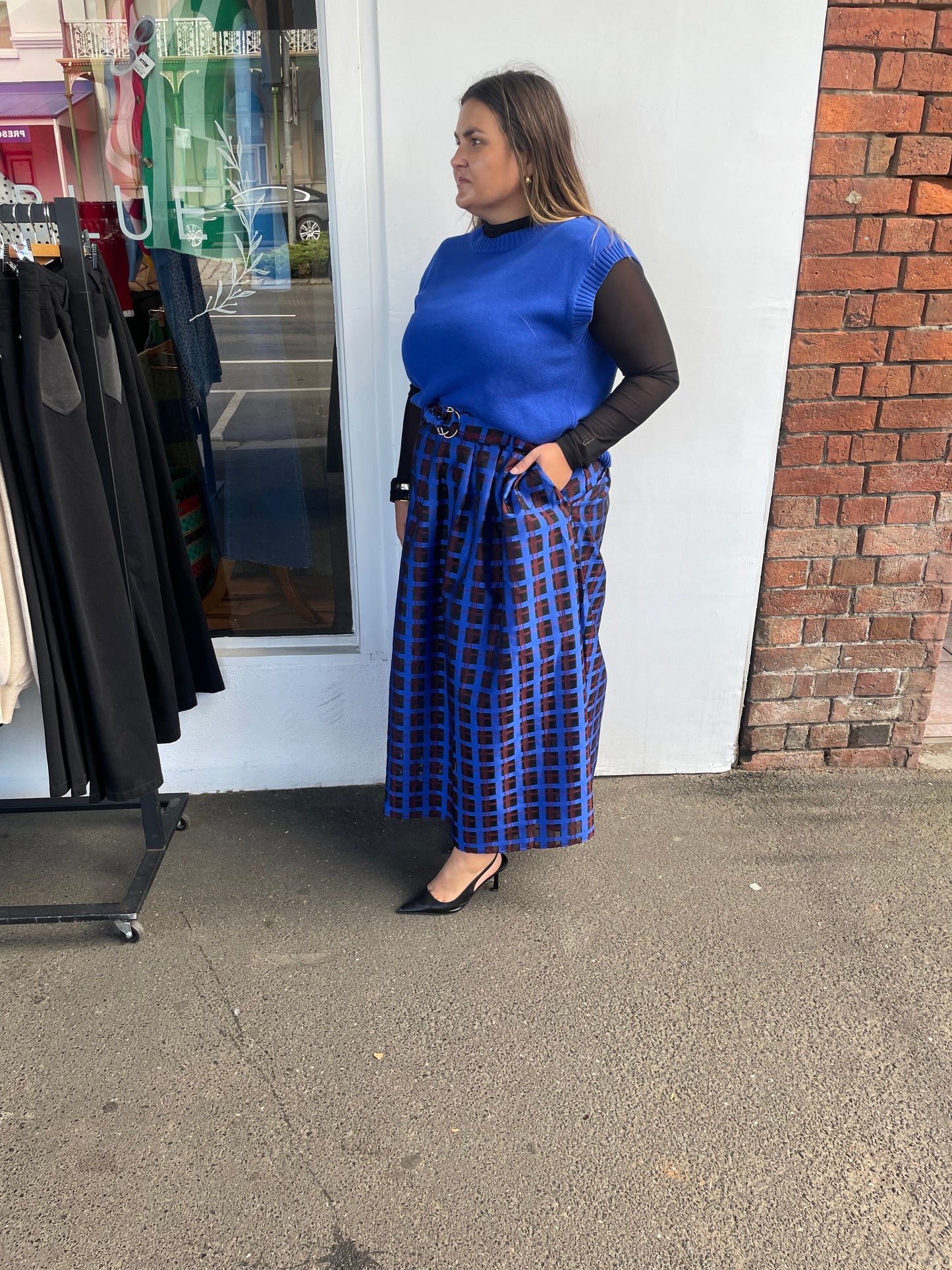 Maya Skirt- Electric Indigo