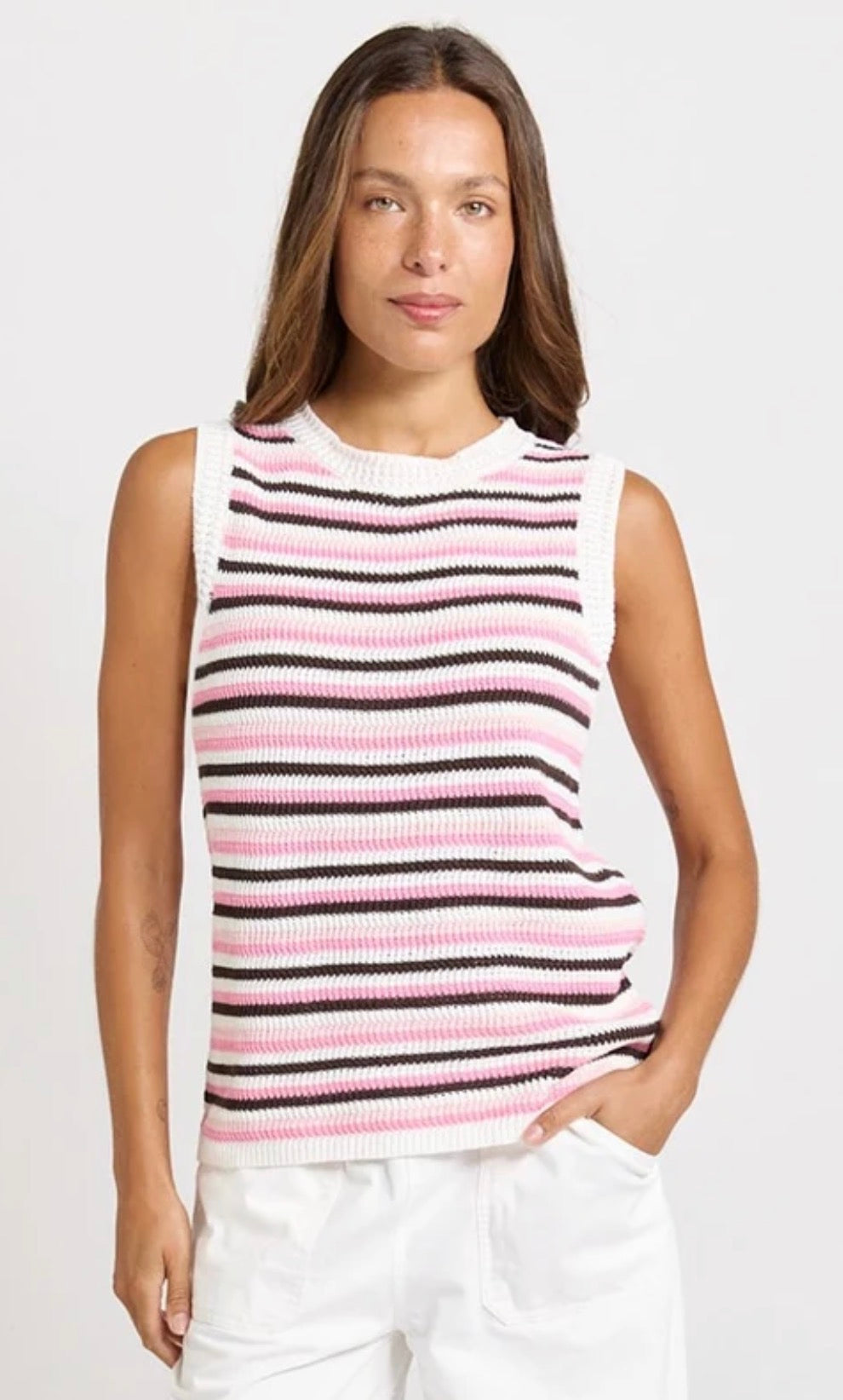 Ronnie Tank - Choc Pink