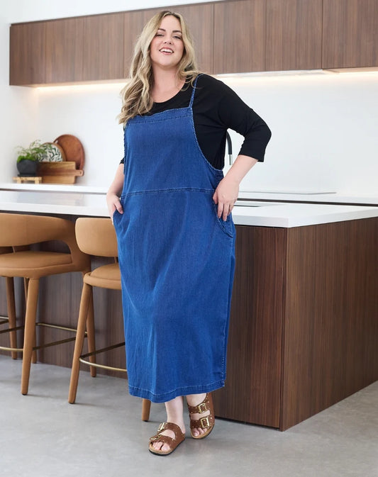 Apron Dress - Denim
