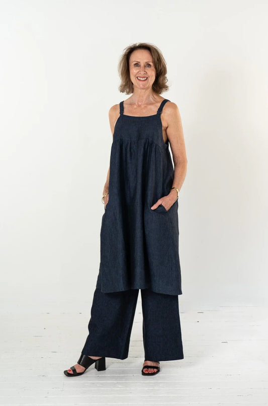 Dolly Dress - Navy