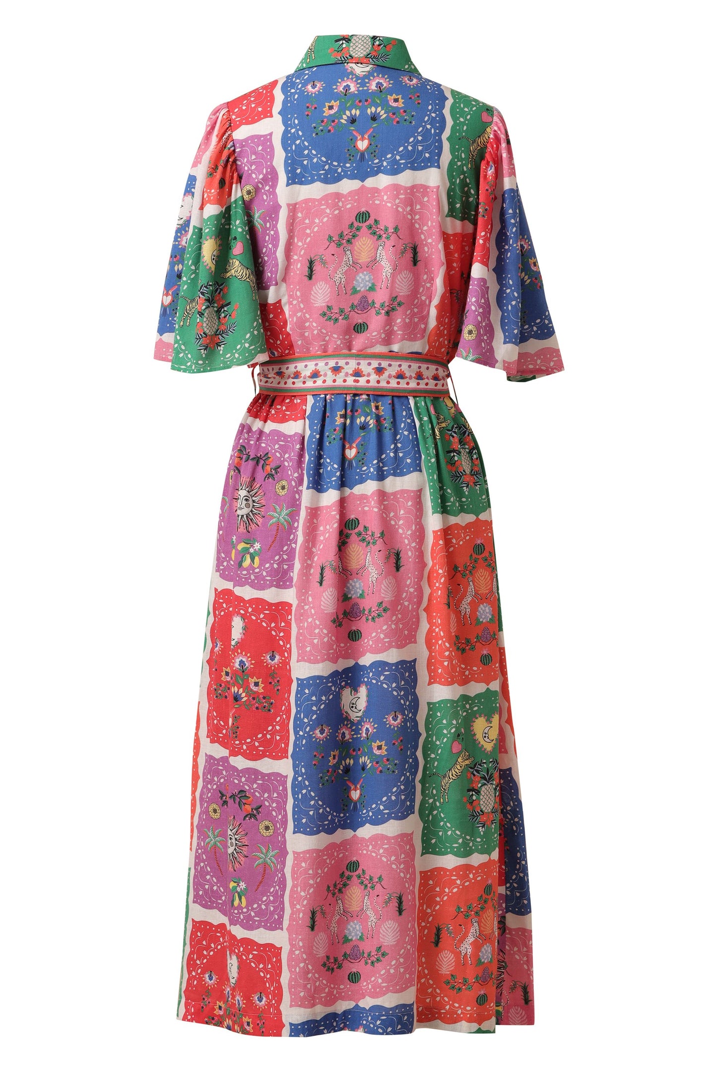 Melody Dress- Multi Patchwork