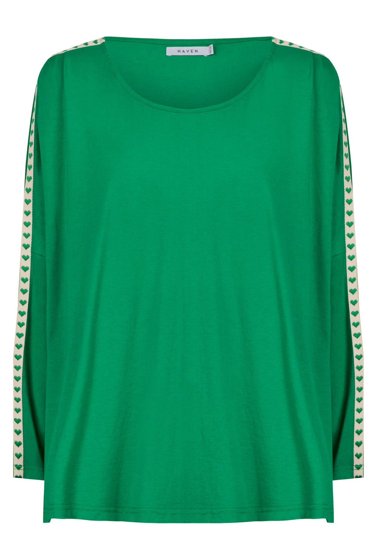 Elba Heart Long Sleeve - Green