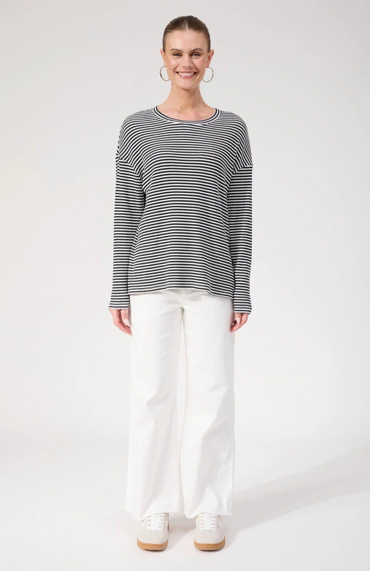 Levi Stripe Long Sleeve - Black