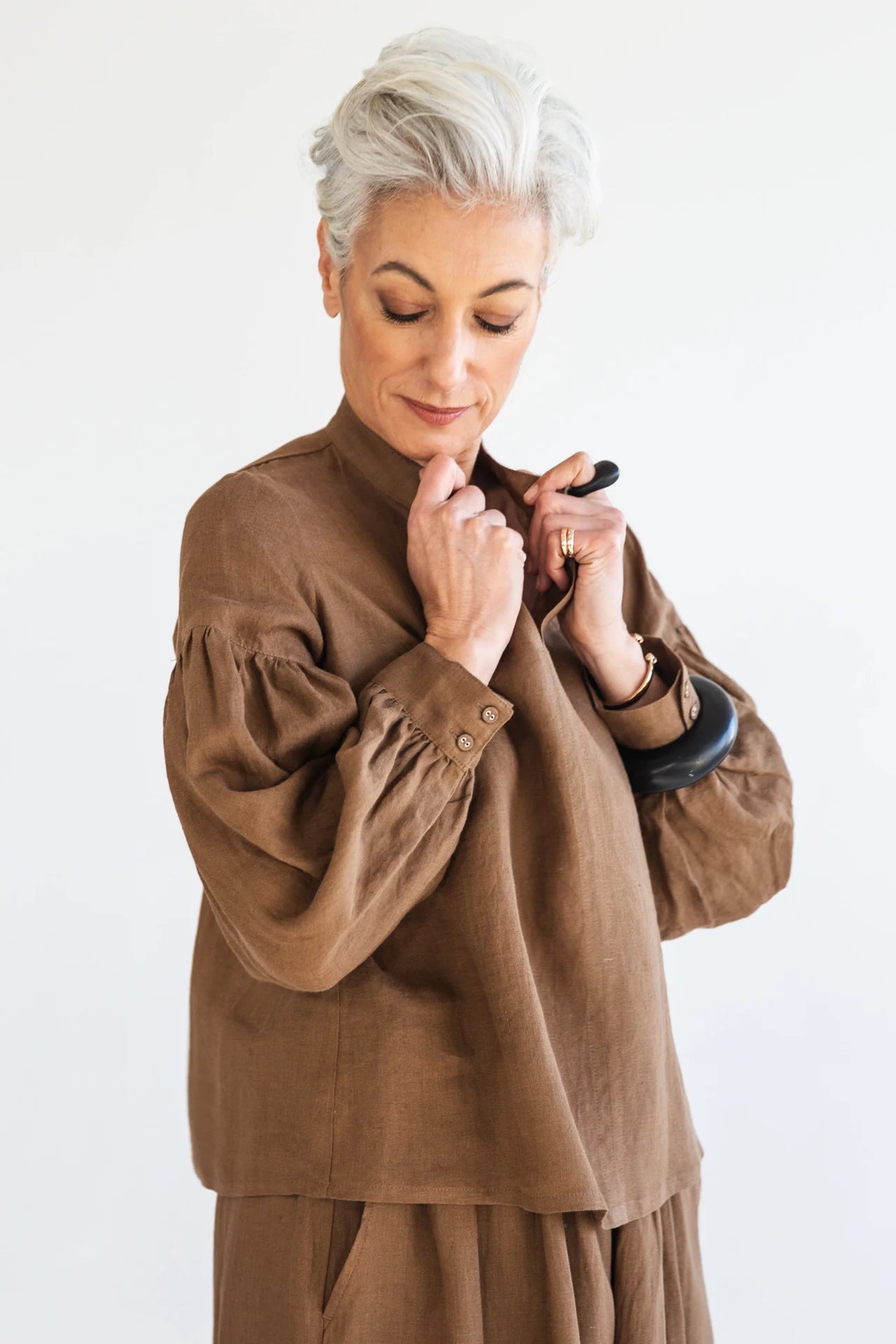 Maddison Blouse - Cinnamon