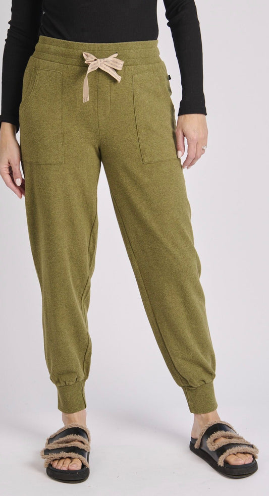 Pocket Detail Pant - Chartreuse