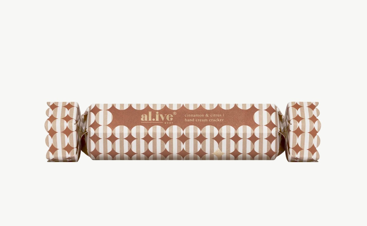 Alive Body Hand Cream Cracker - Cinnamon & Citrus