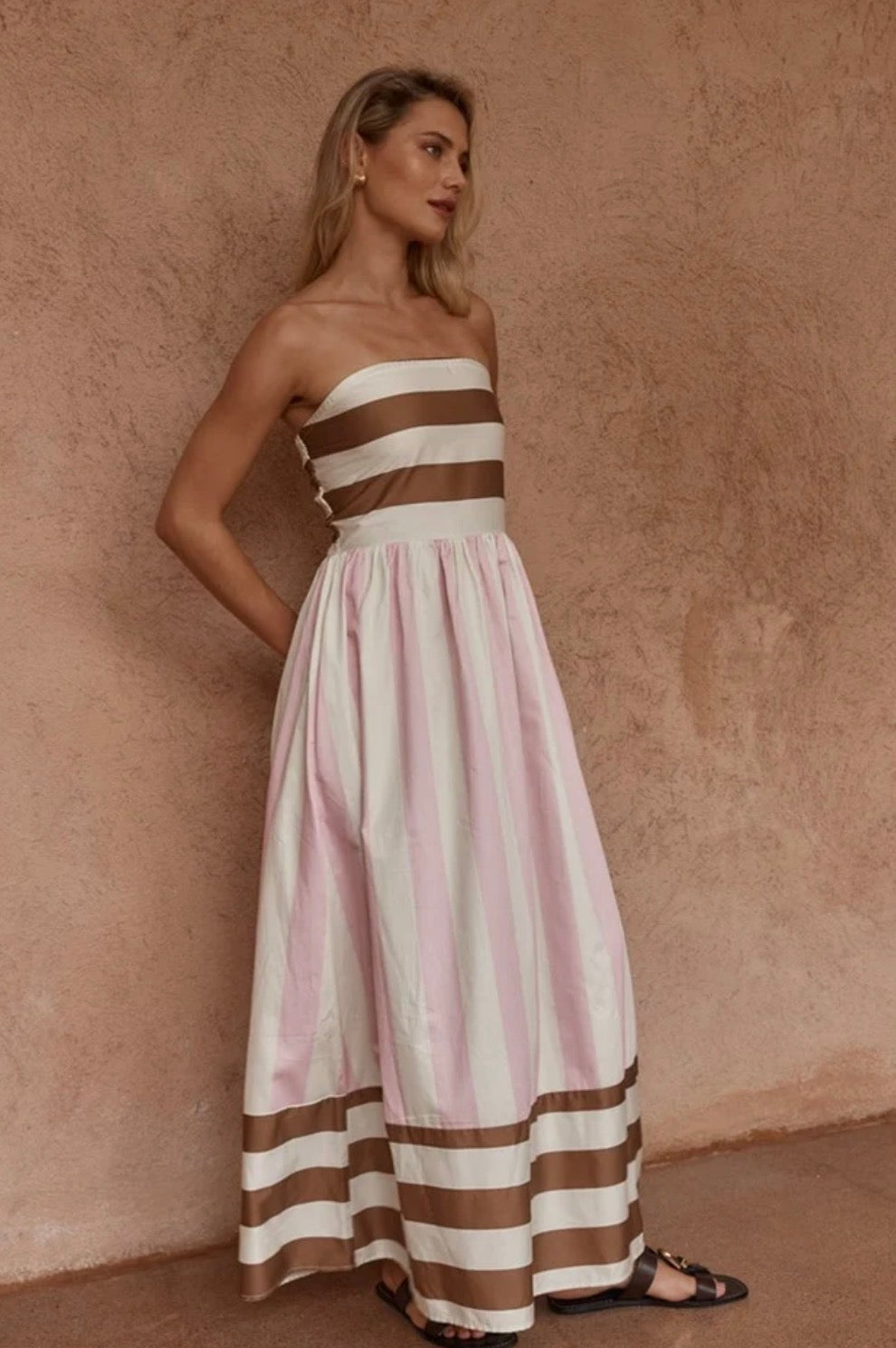 Nea Spliced Maxi Dress
