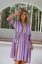 Electra Dress - Luna Stripe