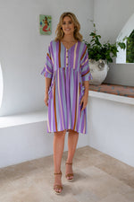 Electra Dress - Luna Stripe