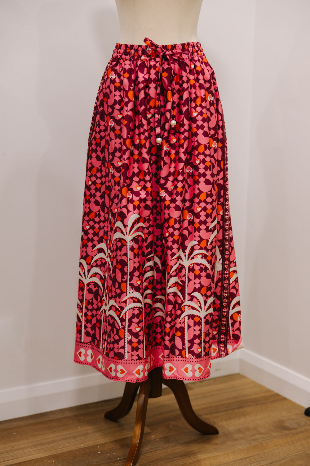 Emily Love Lock Cecil Skirt Cranberry Skirt