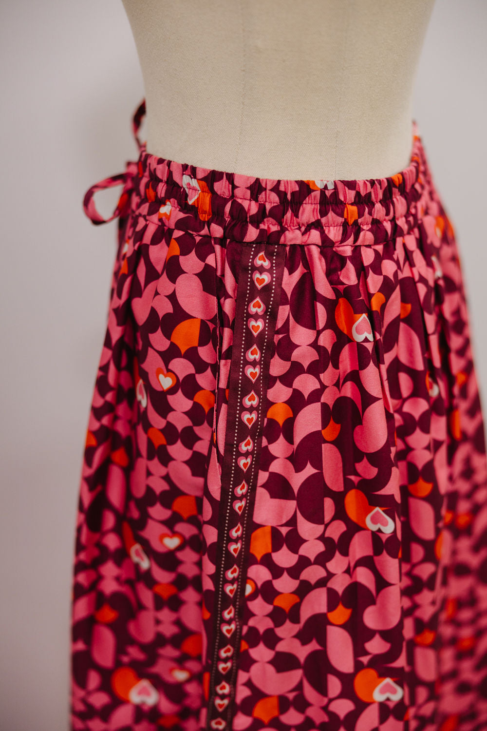 Emily Love Lock Cecil Skirt Cranberry Skirt