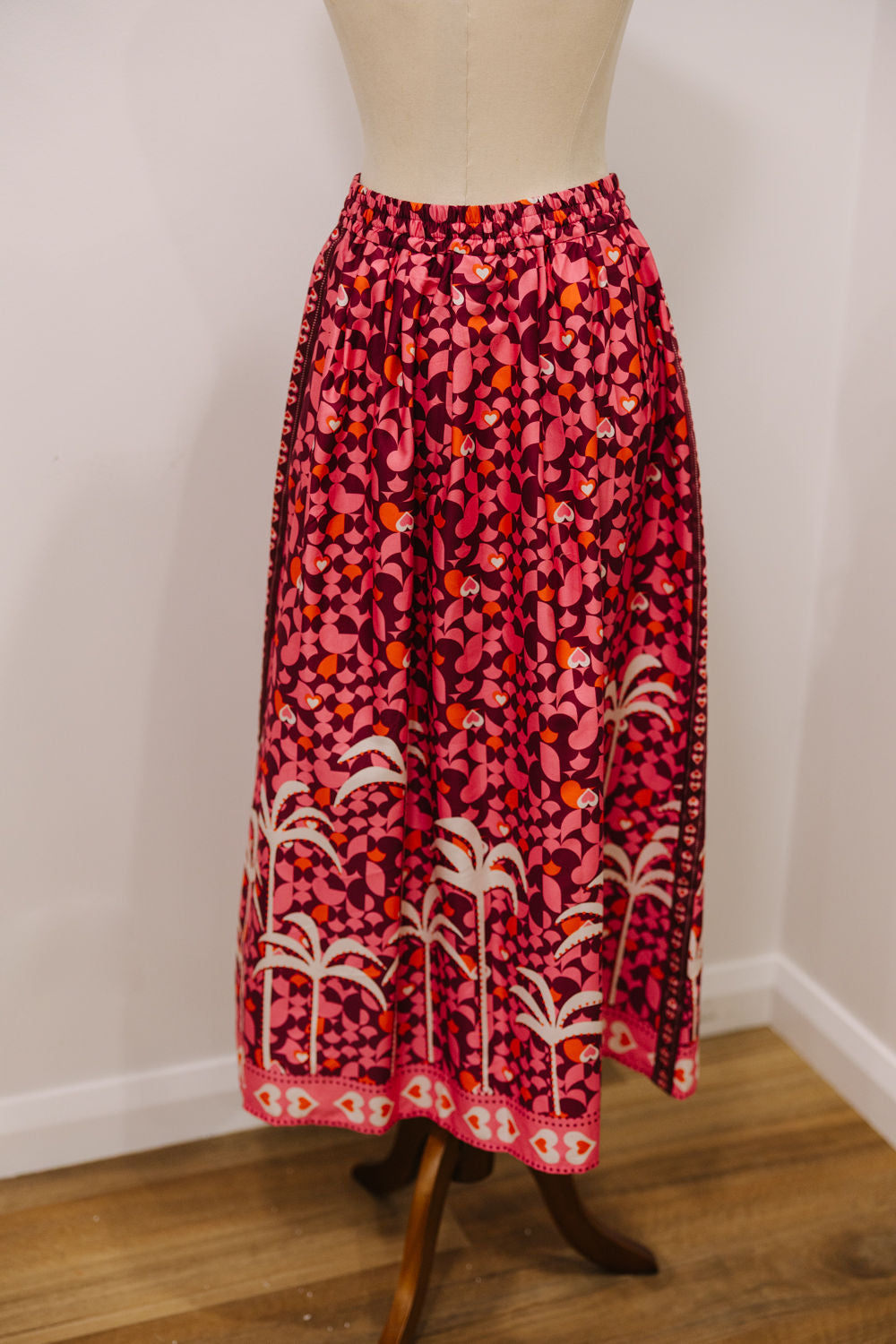 Emily Love Lock Cecil Skirt Cranberry Skirt
