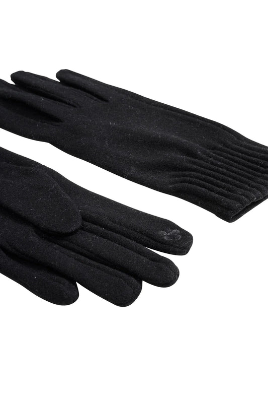 Berber Rib Gloves-Black