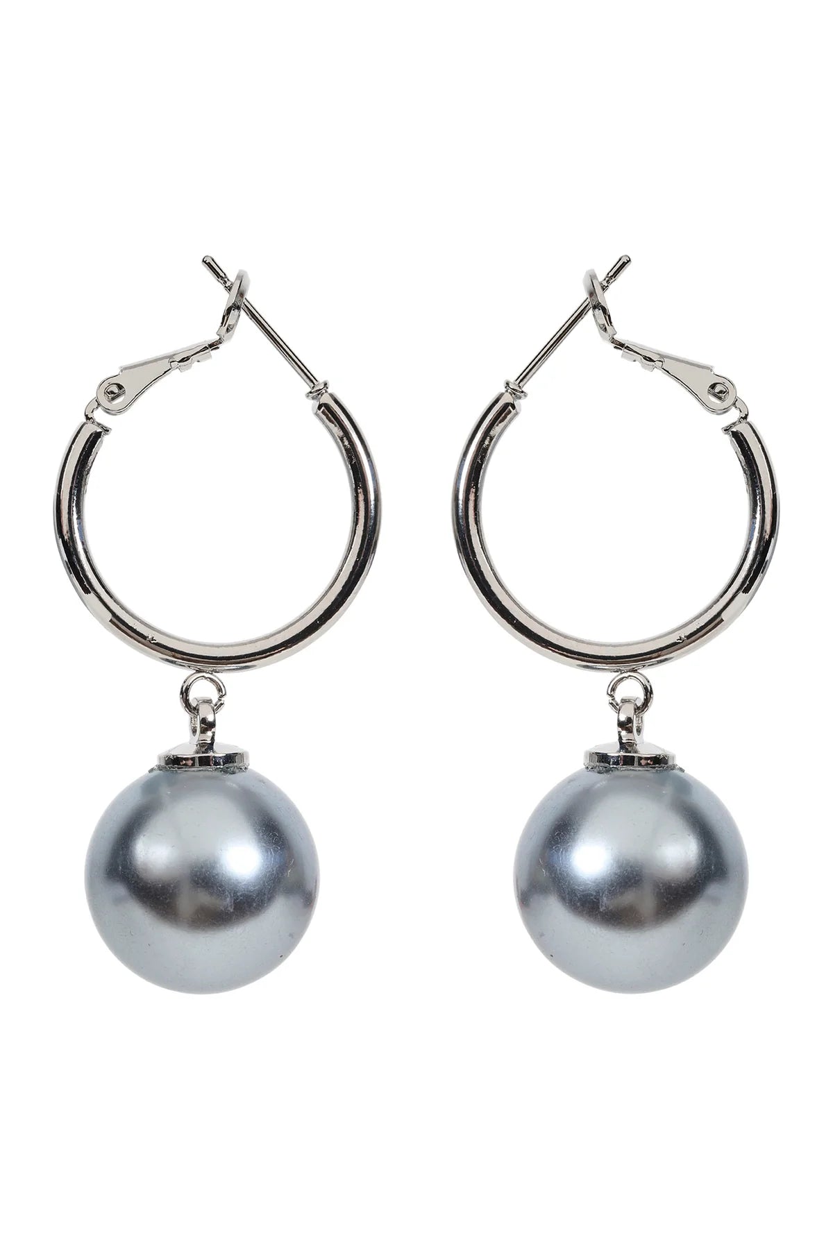 Rumi Earring- Silver Pearl