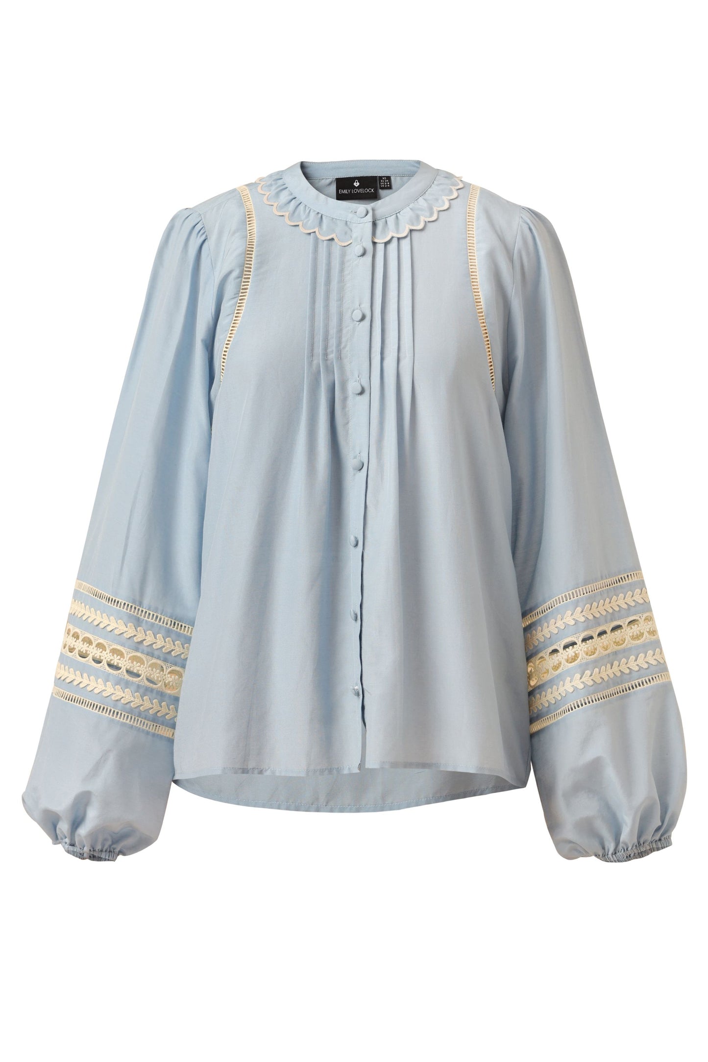 Martha Blouse- Chambray Blue