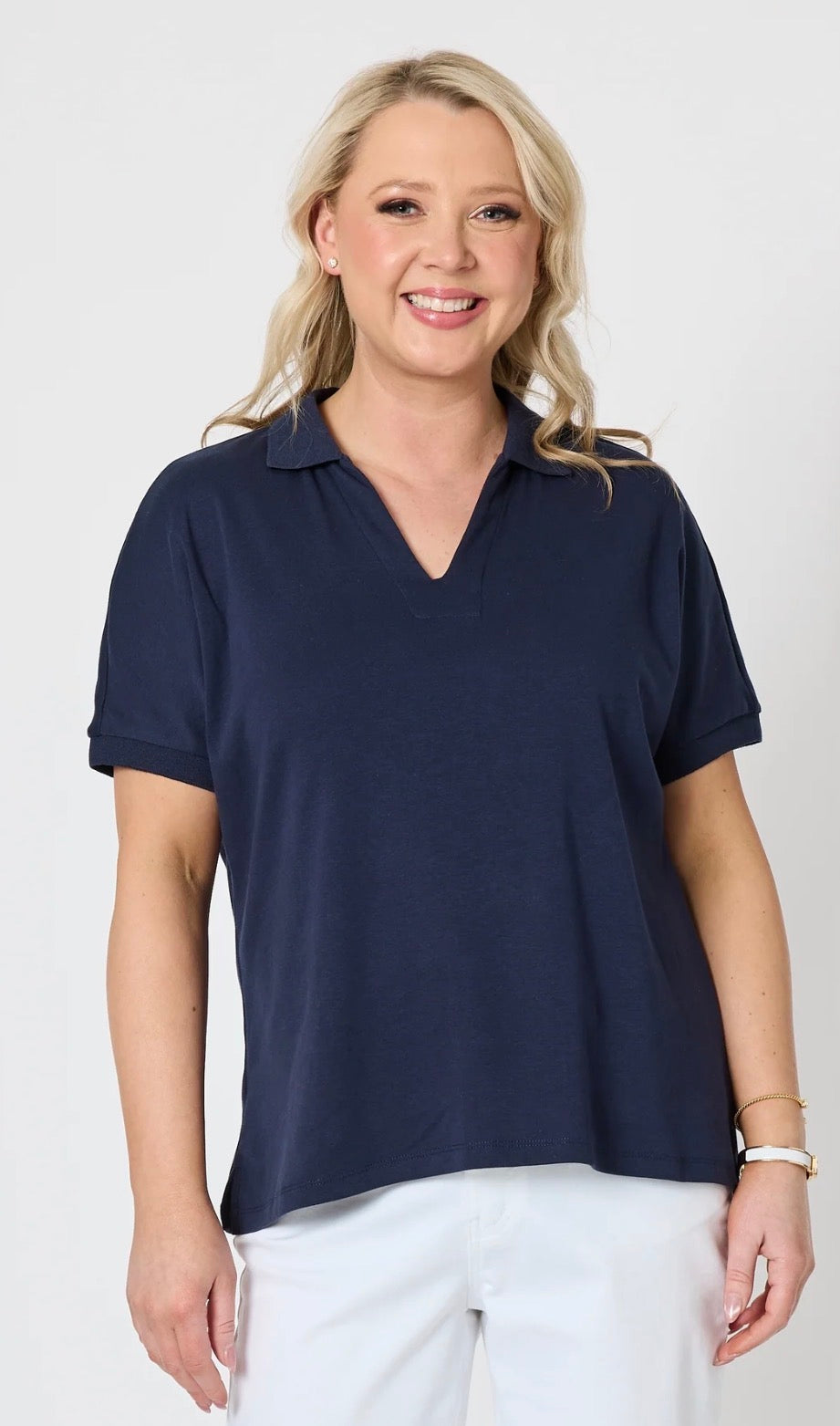 Fairway Polo Top - Navy
