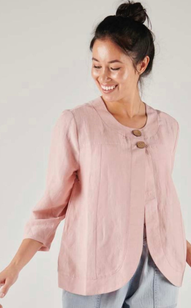 Panel Jacket - Pink