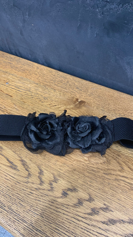 Organza Flower Front Belt