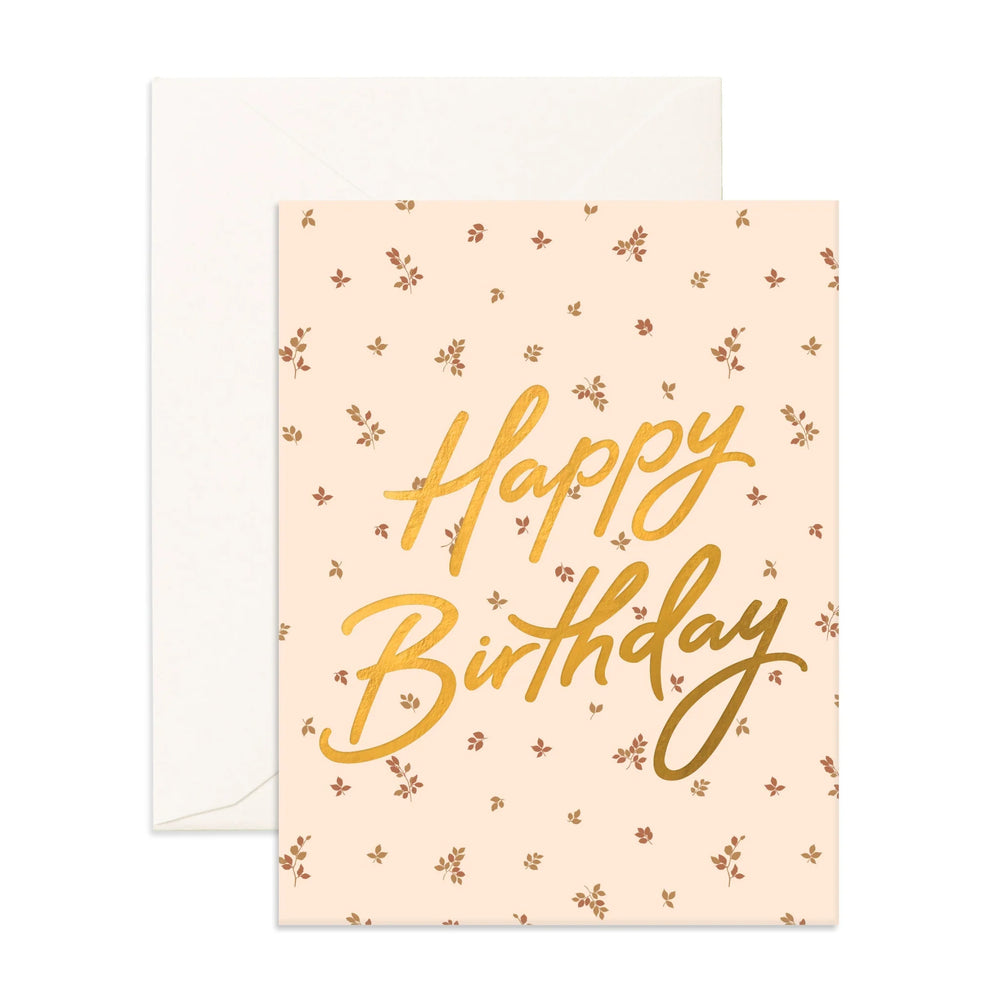 Fox & Fallow Greeting card- Happy Birthday Birch