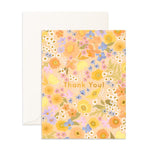 Fox & Fallow Greeting Crad- Thank you floral