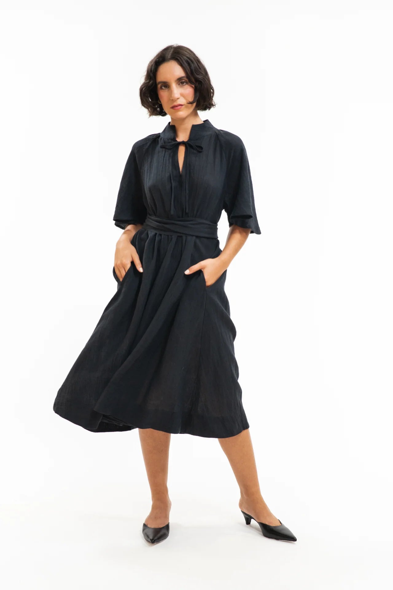 Gaynor Dress- Black Crush