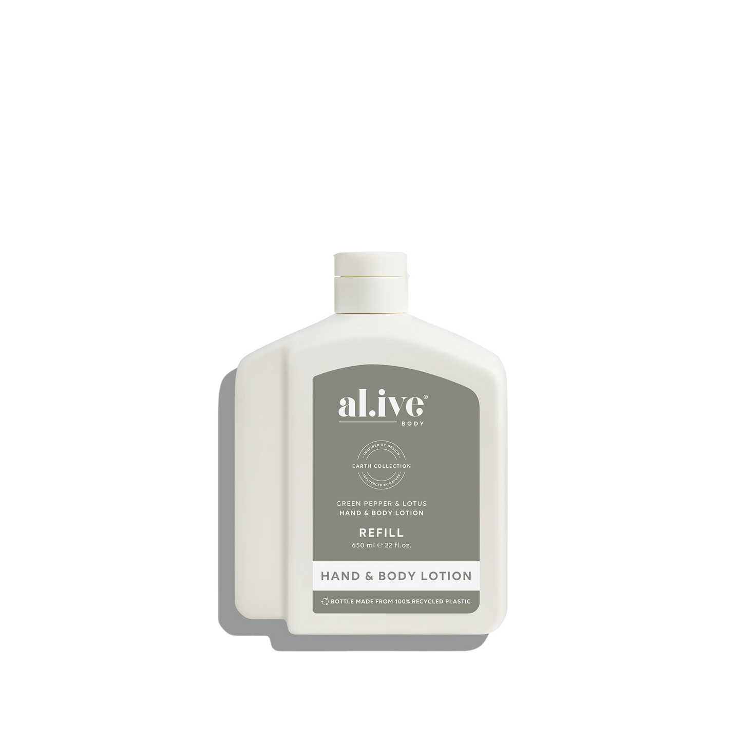 Alive Hand & Body Lotion Refill -Green Pepper & Lotus