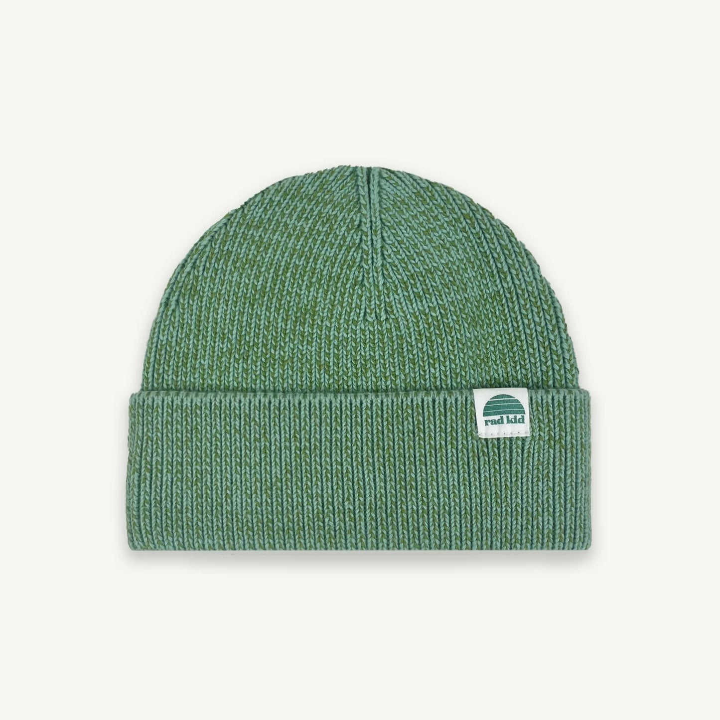Rad Kid Organic Beanie - Green Marle