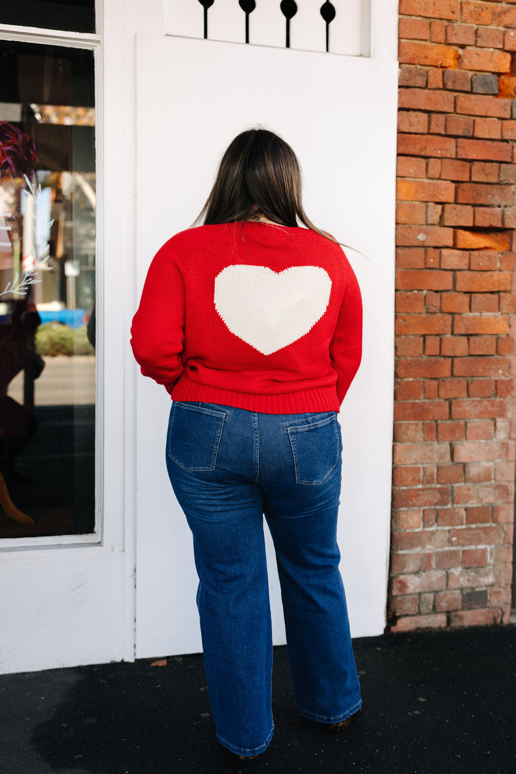 Back to Love Cardi- Red