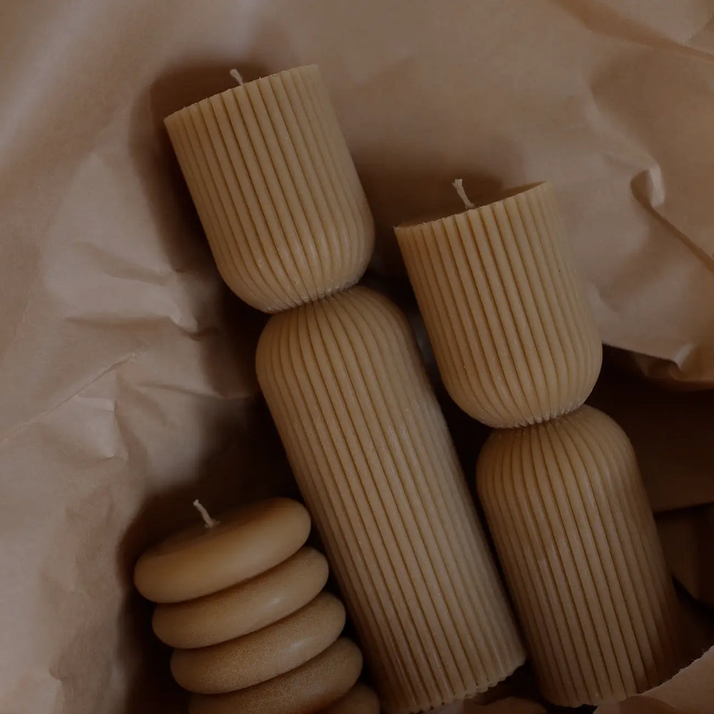 By Billie Parker Pillar Candle - Beeswax