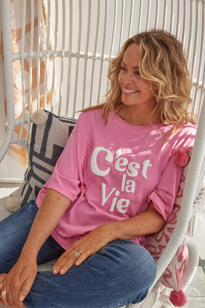 C'est La Vie Tshirt - Candy