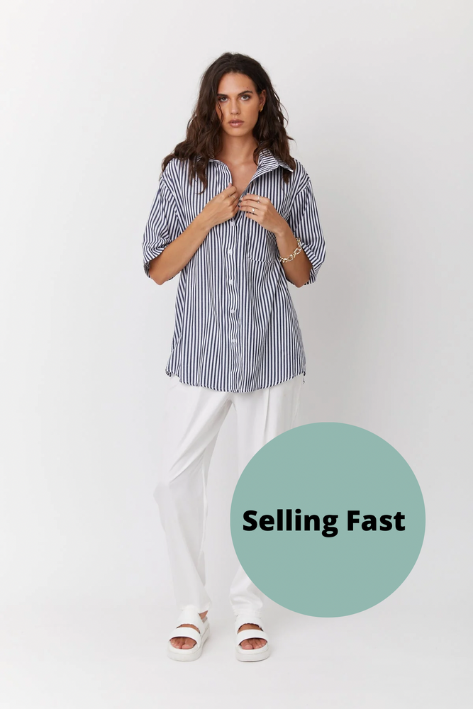 Rogue Shirt - Navy Stripe