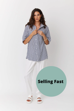 Rogue Shirt - Navy Stripe