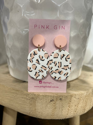 Mariah Earrings - Pink Gin
